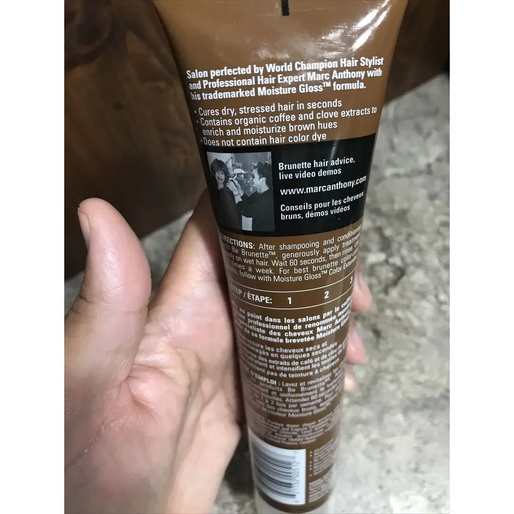 Marc Anthony Be Brunette‎ 60 Second Deep Conditioning Hair Mask Rare Full Size
